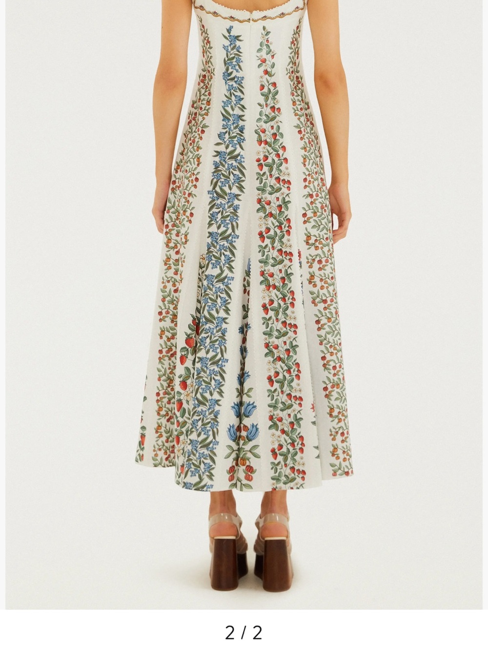Farm Rio Fruit Beauty Linen Blend Maxi Dress - Picture 2 of 11